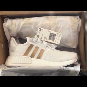 White/Gold NMD r1s